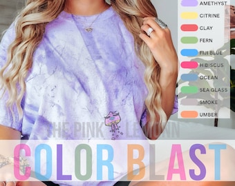 Comfort Color Blast Heavyweight T-Shirt Comfort Colors Amethyst Citrine | 10 Colors | 1745 Color Blast