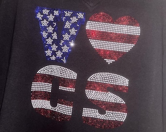 Custom V-Neck V LOVE CS