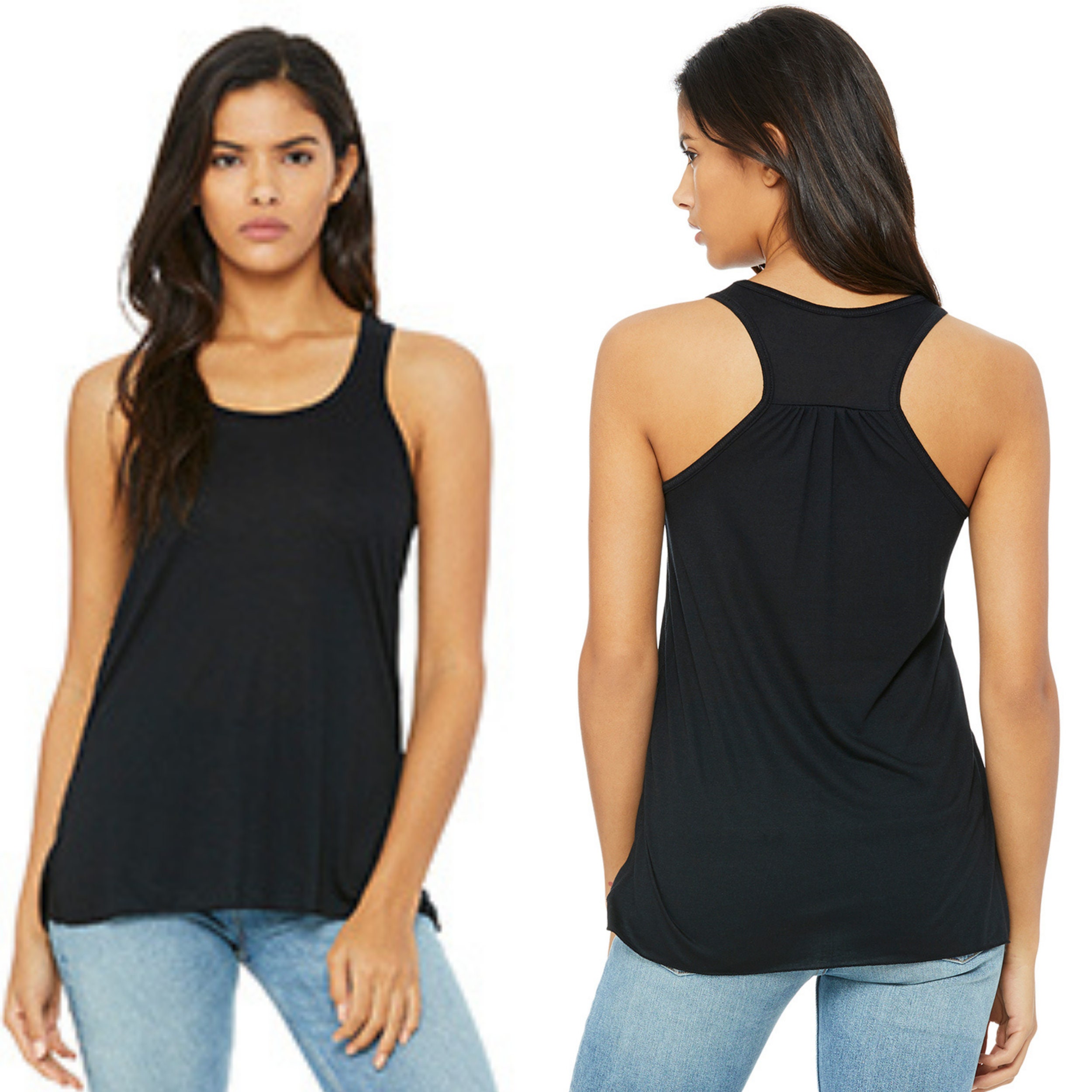 Bella Canvas Flowy Racer Back Tank Top 
