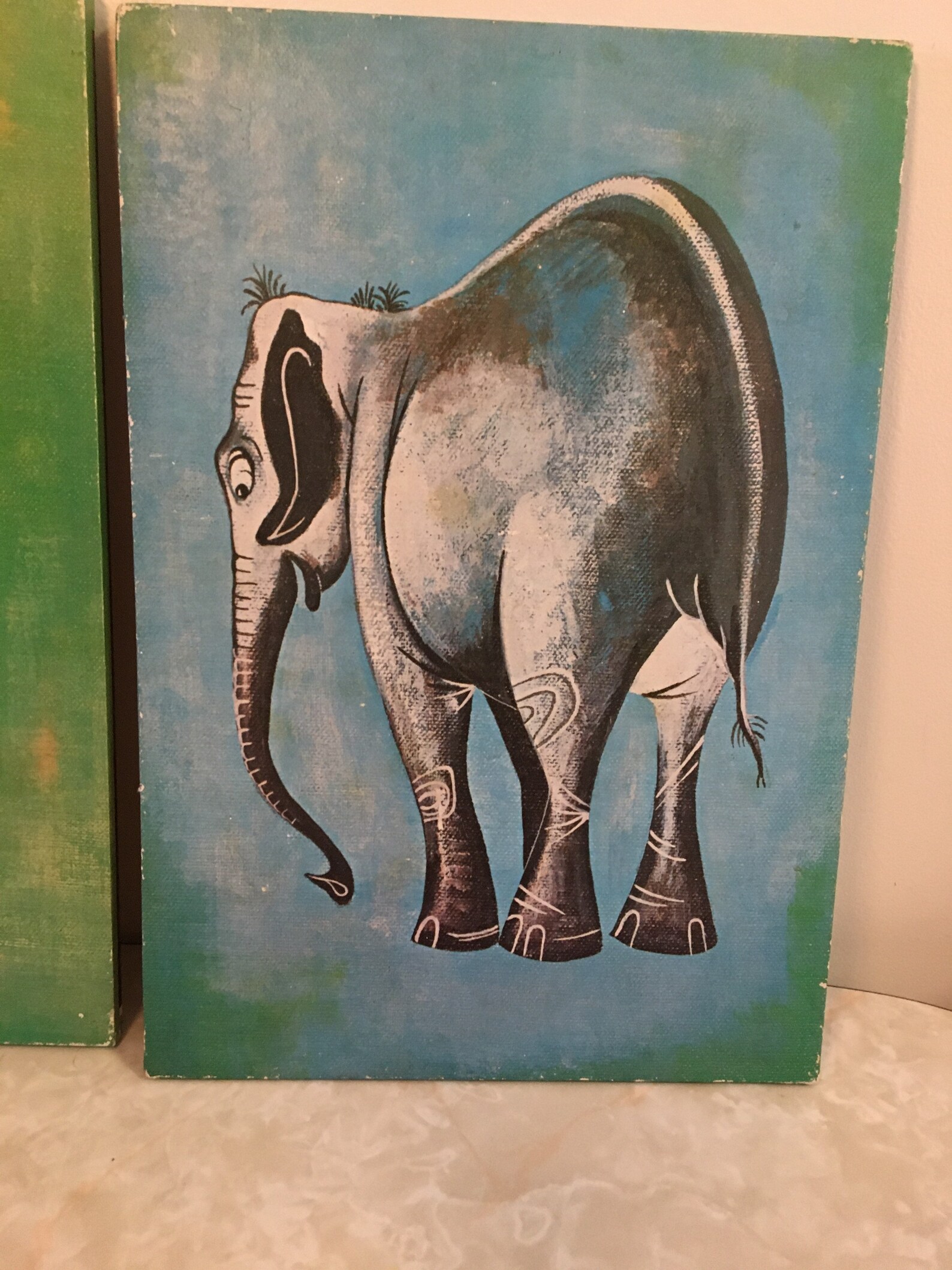 Vintage animal prints on board Etsy