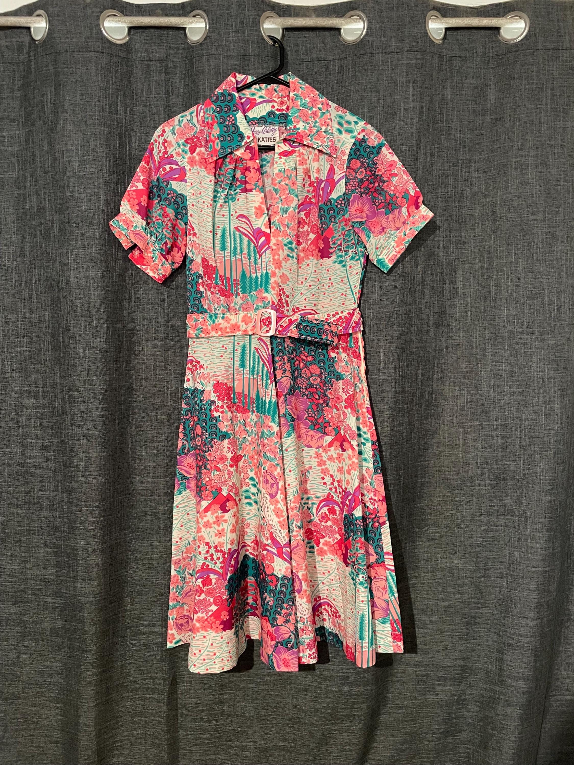 knee length dresses for ladies Katie J NYC Girls Tween Lainey Print Dress main image 1