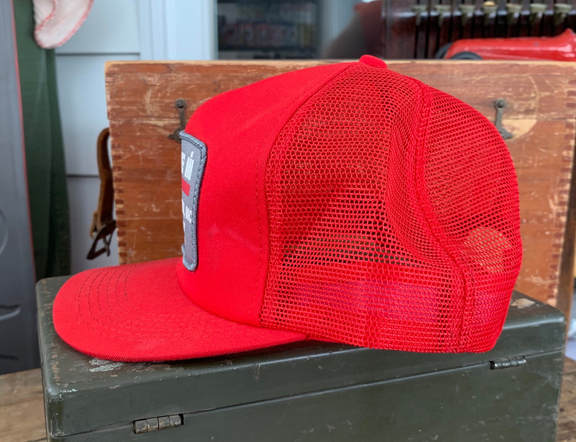 Vintage CASE International Harvester Farm Snapback Retro Trucker Hat