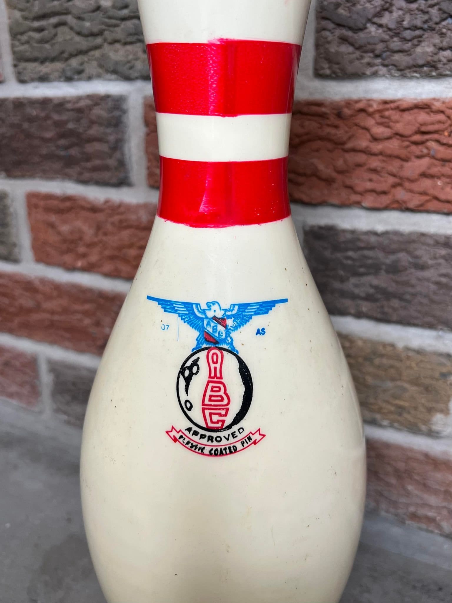 ABC Brunswick mixer Bowling Pin Plastic Coated Etsy