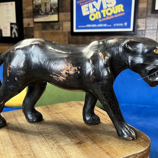 Black Panther Statue Home Decor Etsy