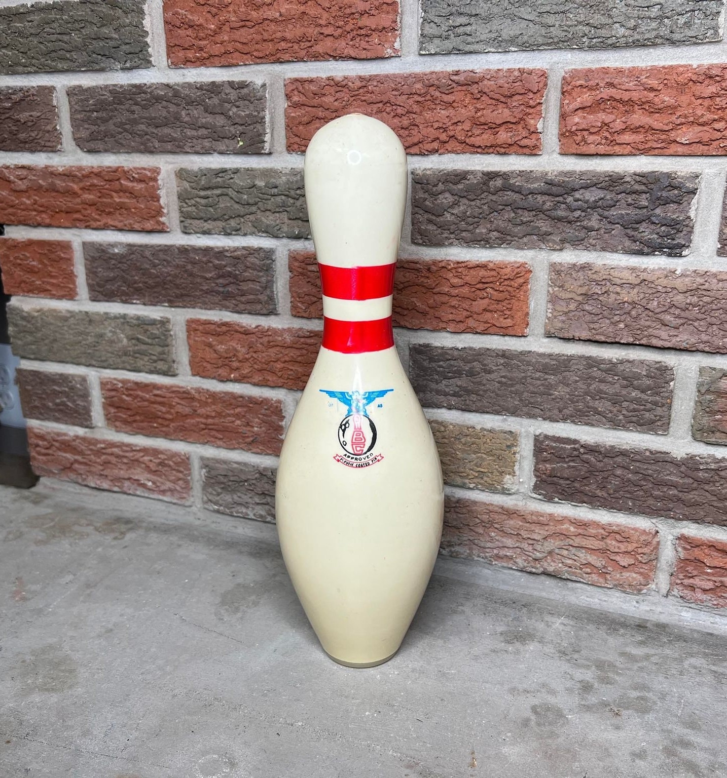 1960s Brunswick Dura King Plastic Coated 12 Duck Pin Bowling Pins