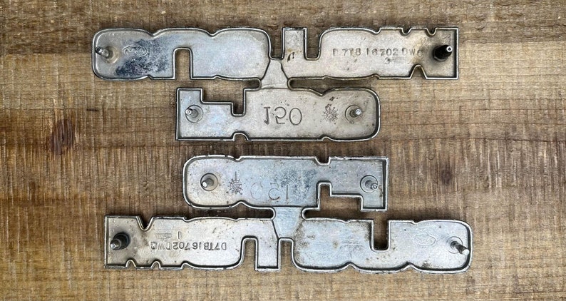 TWO Ford F150 Custom Truck Emblems - Vintage Ford Motor Co - Gas and ...