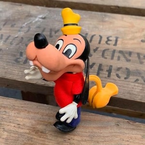 1960&#39;s Goofy Skediddler Walking Toy - Vintage Mattel Disney Toys - Working Condition!