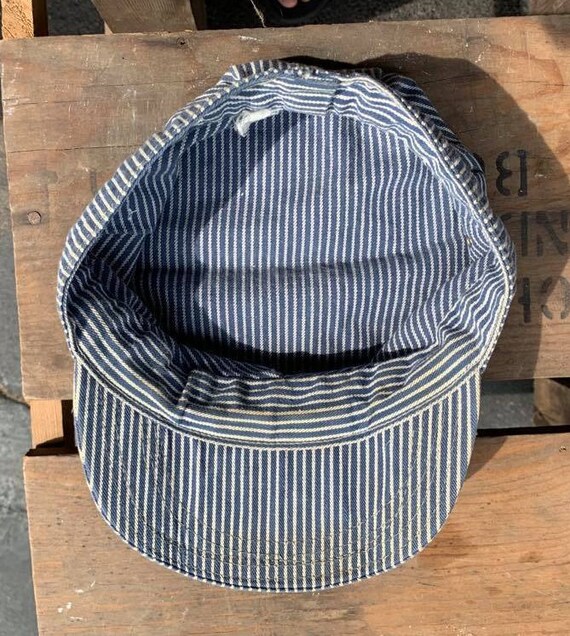 Big Smith Railroad Conductor Hat - Retro Vintage Clot… - Gem