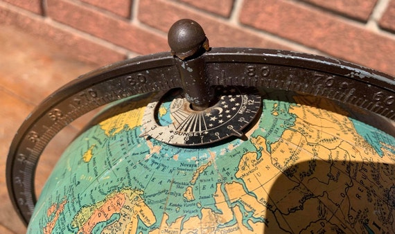Replogle Globes Chicago Antique 20th Century Floor Globe For Sale
