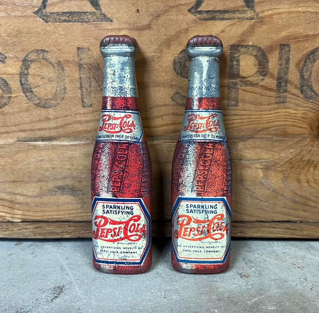 Pepsi Cola Double Dot Antique Advertising Tin Bottle Openers Early