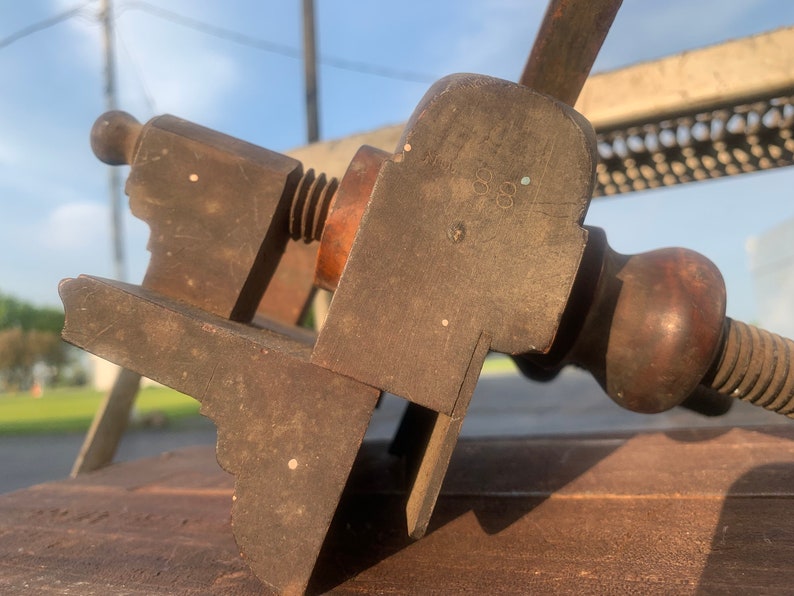 Vintage Screw Arm Wood Plane Antique Woodworking Tool No A Howland /& Co 88 NY Plow Plane