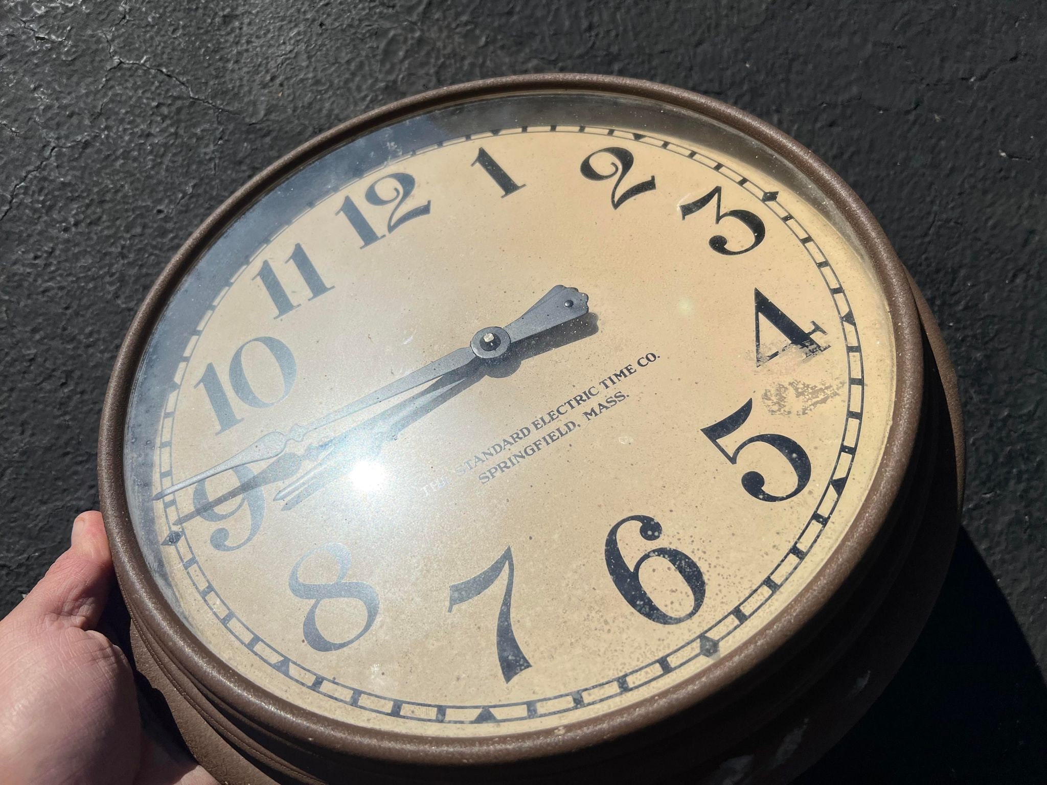 The Standard Electric Time Co. Springfield Mass. - Vintage