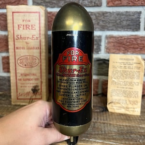 The Motor Guardian Shur-Ex Fire Extinguisher - International Fire Equip Staten Island - Gas and Oil Automobilia Accessories