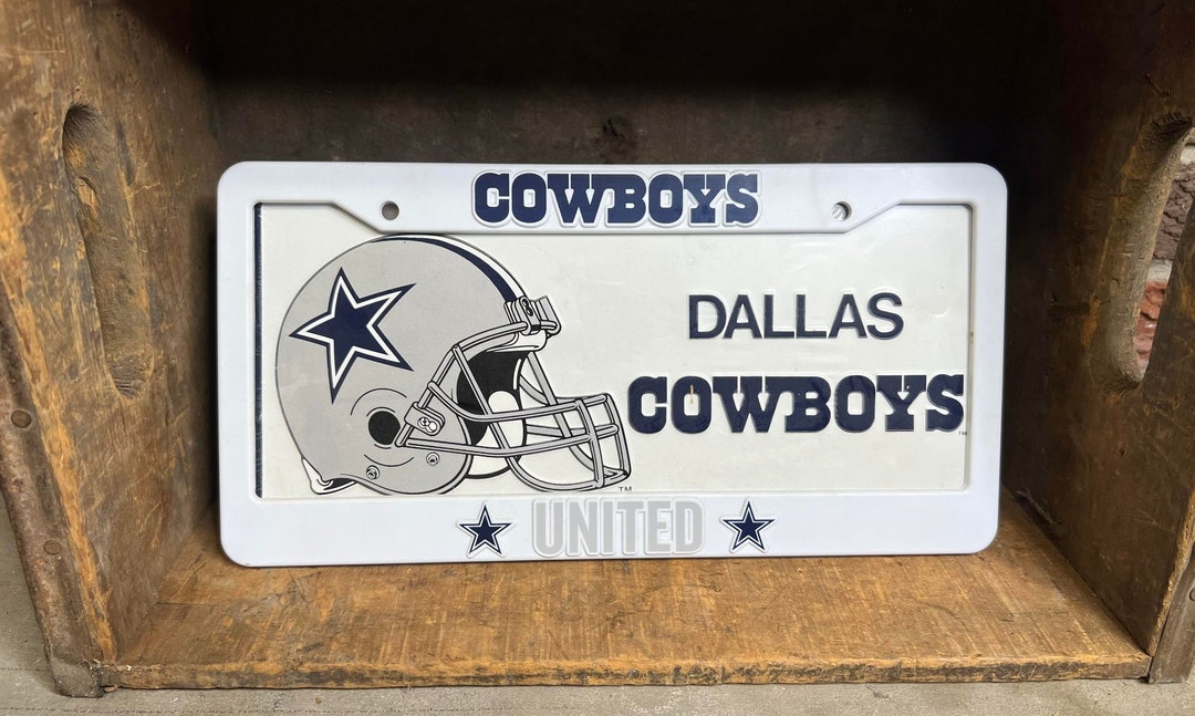 Dallas Cowboys NFL Novelties License Plate and Topper - Vintage ...