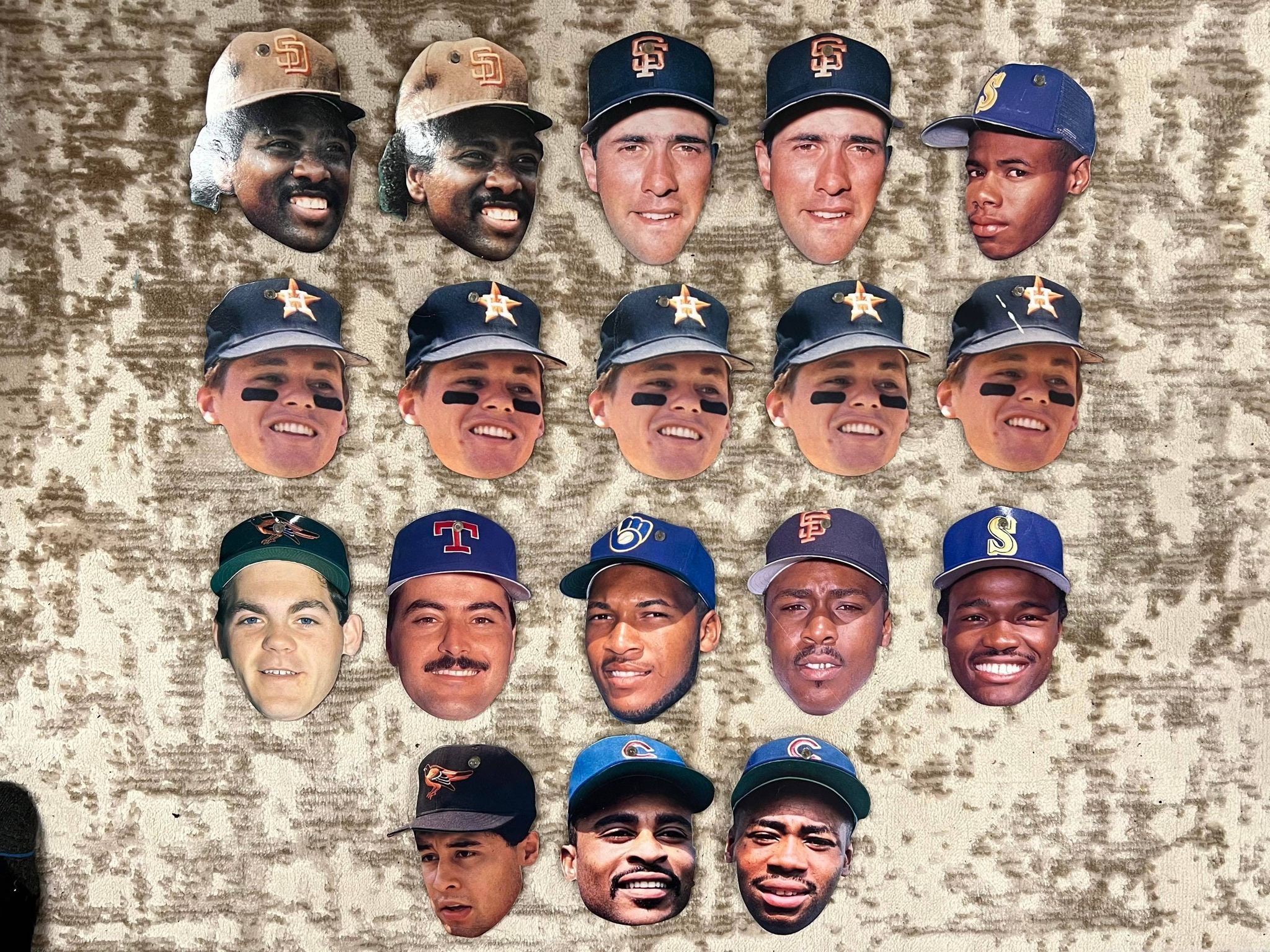 1990 Topss Baseball Cards - Big Heads - Vintage Oversized Sports