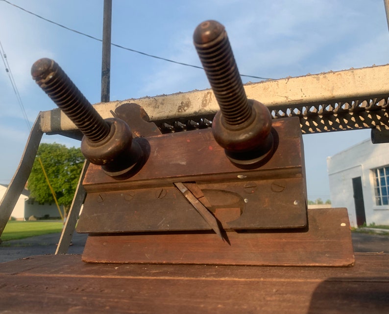 Vintage Screw Arm Wood Plane Antique Woodworking Tool No A Howland /& Co 88 NY Plow Plane