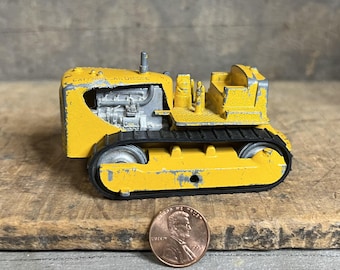 Vintage Tootsietoy Home Builders Caterpillar Diesel Bulldozer Metal Toy