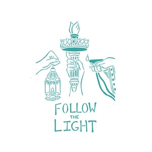 Follow the Light Paper-cut Template