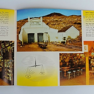 Historic Carson City Nevada Ephemera Collection - St Marys Diamond Jubilee 1935 - 1953 Booklet - Old V & T Locomotive Railroad Decal Sticker