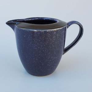 Dansk International Designs Arento Mid Century Dinnerware Blue Creamer - Loop Handle - 3.5&quot;