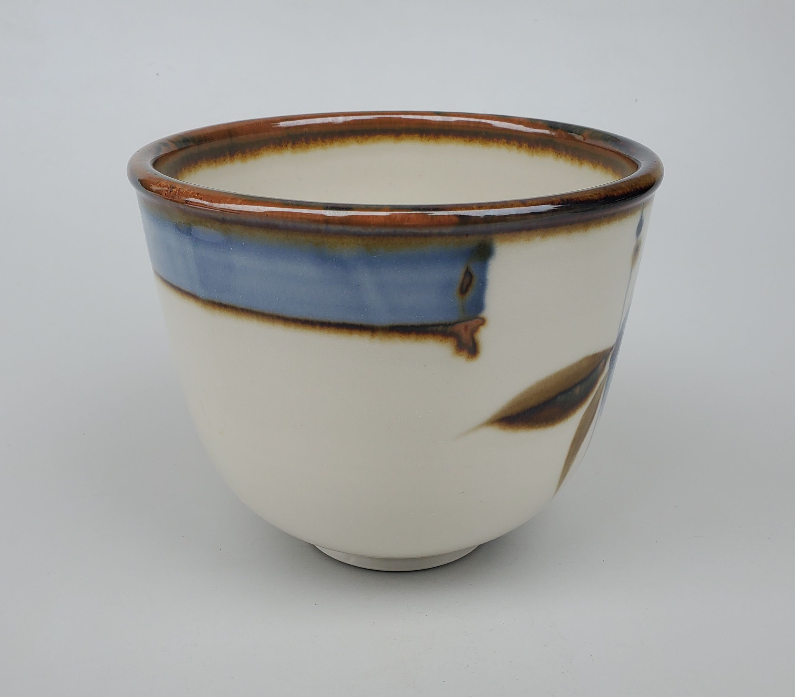Sam Scott Hand Decorated Art Pottery Large Mixing Bowl - Seattle