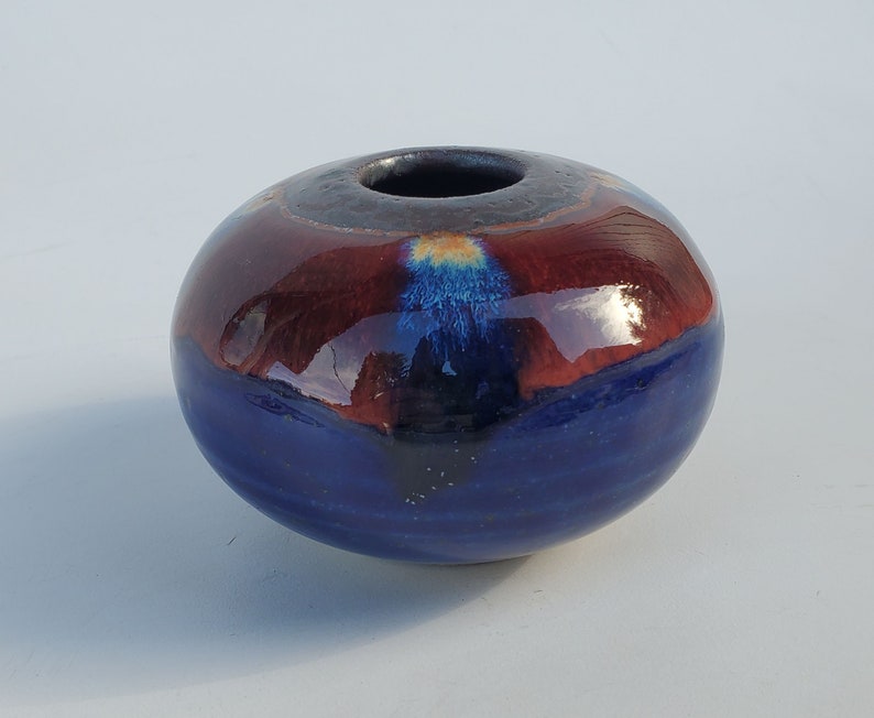 Canyon Creek Pottery Oregon Studio Pottery Flower Holder Vase Etsy