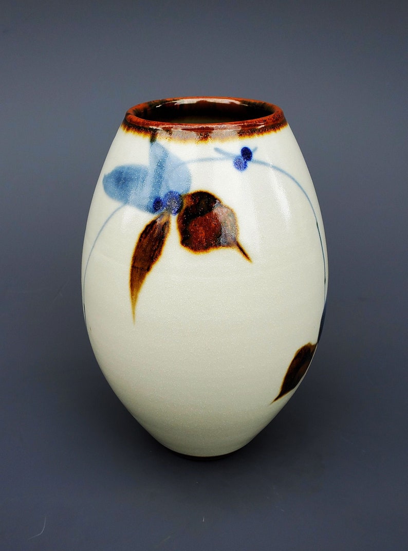 Sam Scott Decorated Art Pottery Porcelain Vase Seattle Etsy