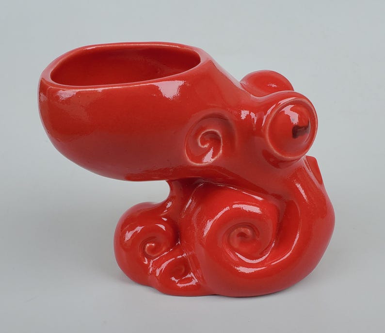 Vantiki Octo Mug Port Red Octopus Tiki Jug Limited Edition 1 of 50