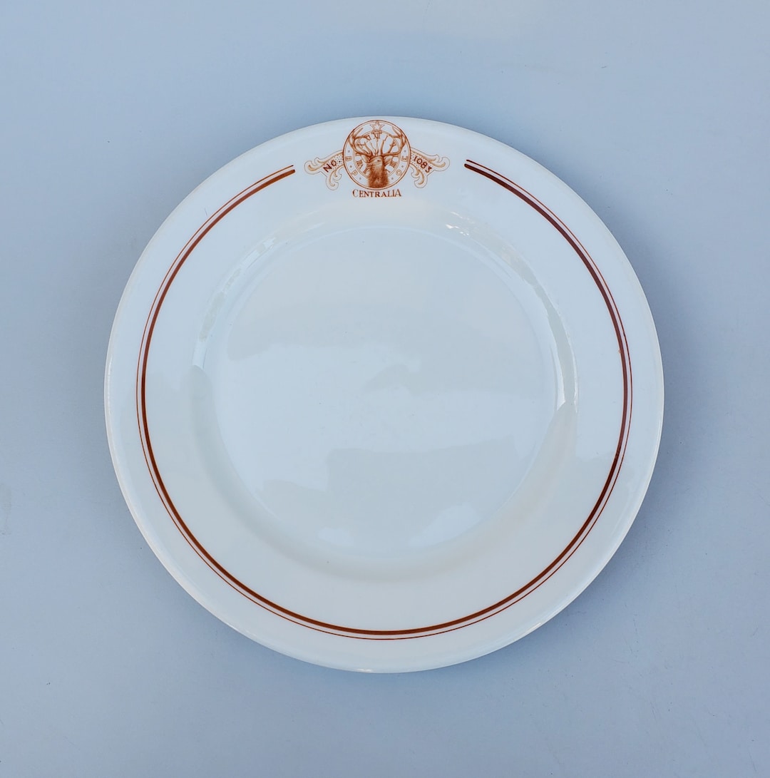 Antique Centralia Washington BPOE Elks Club 1083 Dinner Plate