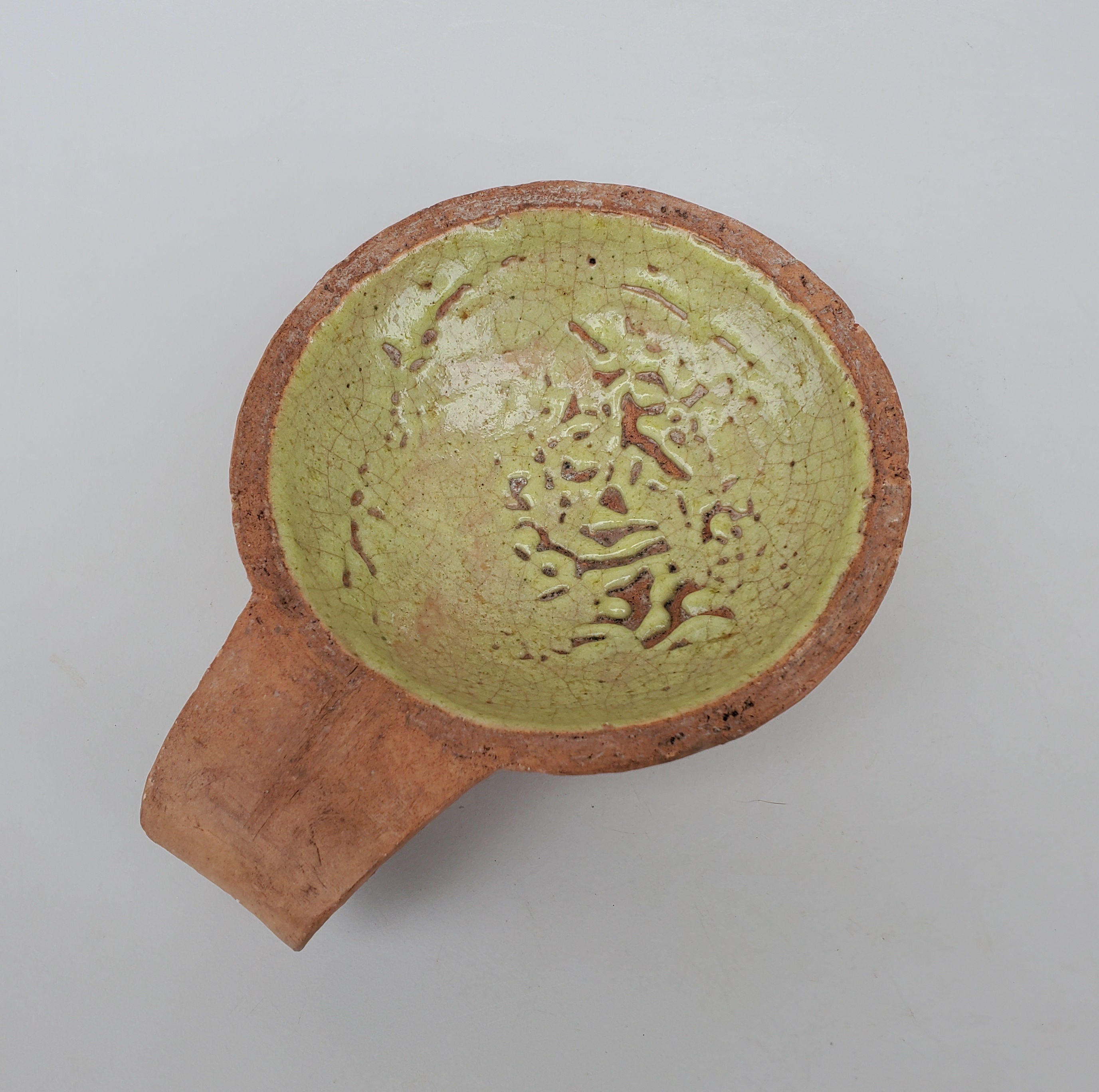 Oregon Studio Pottery Handled MCM Ashtray by Constance Spurlock