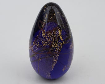 Glass Eye Studio Blue Planet Paperweight From Celestial Series
