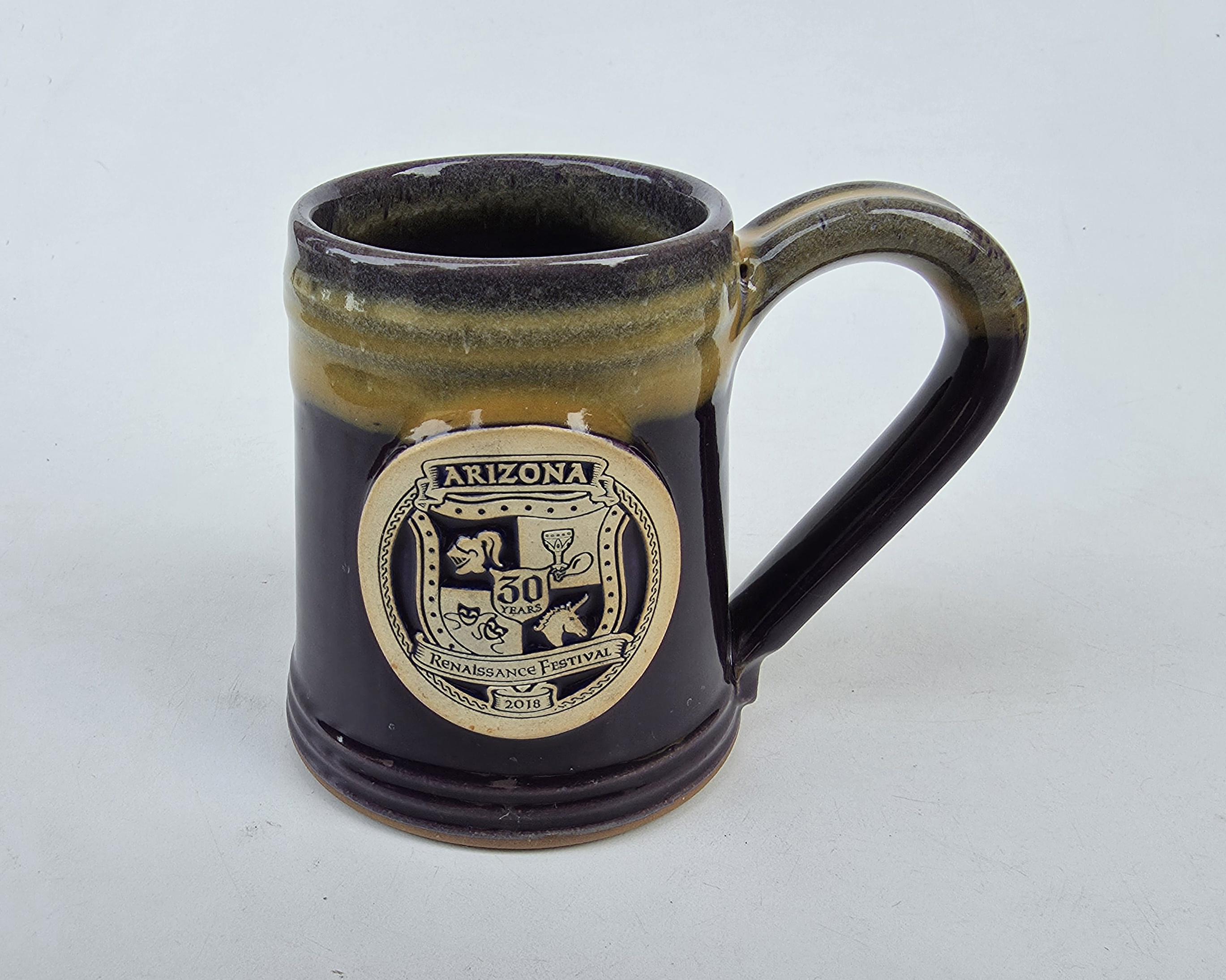 Arizona Renaissance Festival 30 Year Anniversary Coffee Mug - 2018 - Made  by Grey Fox Pottery - Purple Glaze - Medieval Unicorn Design - Etsy