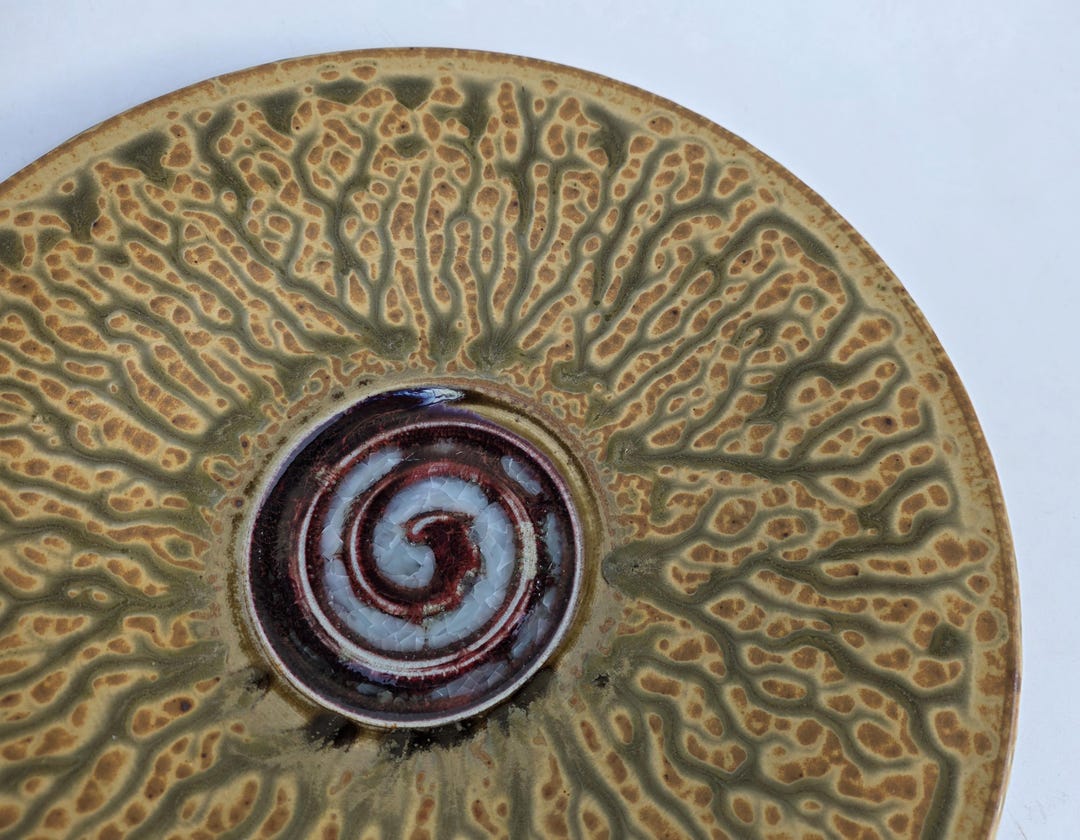 Matthew Roland Pottery Matthew Patton Northwest Studio Pottery Wall Art Pottery Bowl - Gold ...