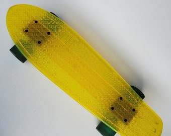 Globe Bantam Cruiser Skateboard - 24" - Translucent Yellow - Slant Trucks - Green Wheels