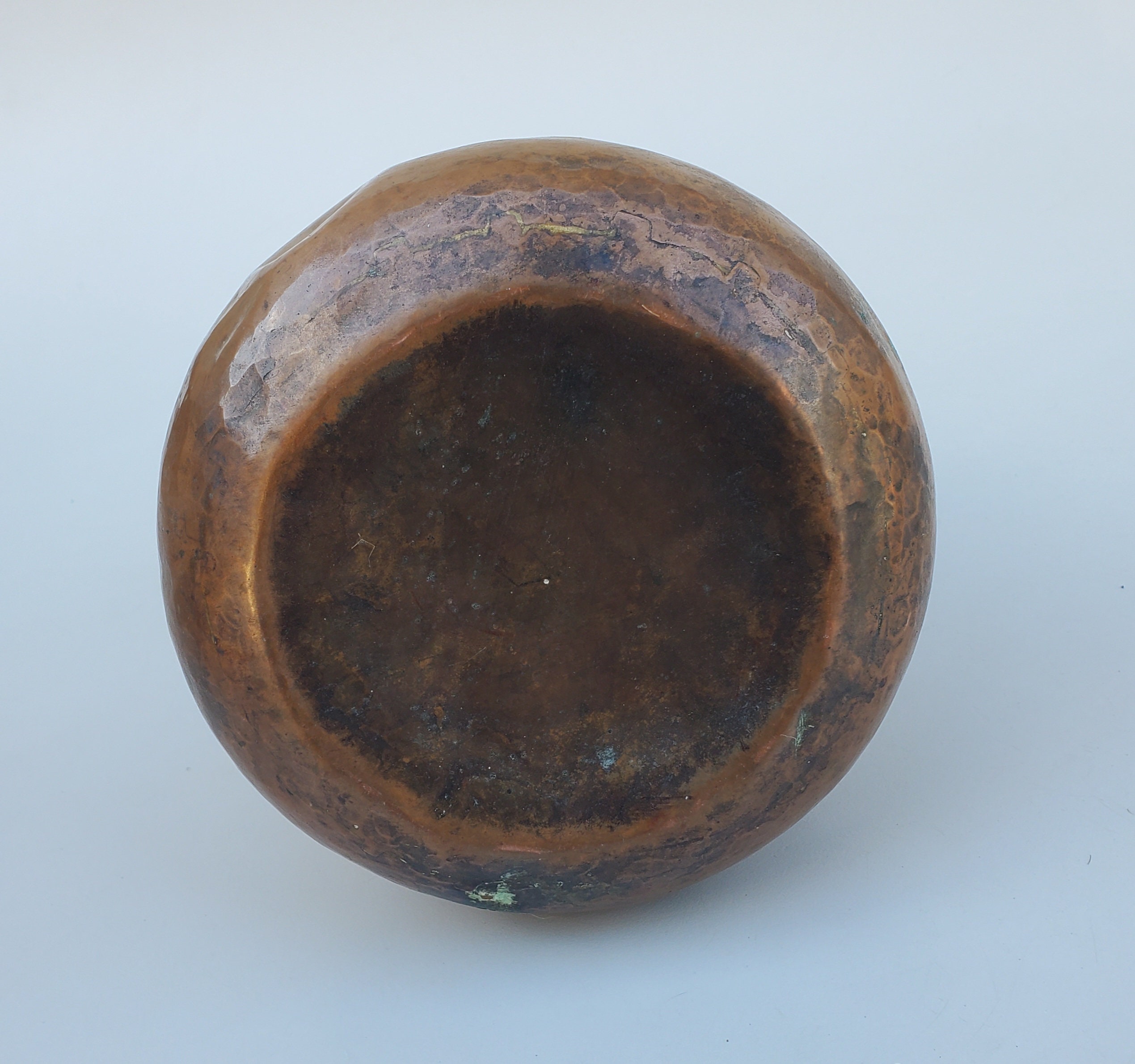 Stickley Brothers Arts and Crafts Era Hammered Copper Lamp Base - Shape ...