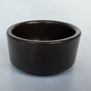Edith Heath Ceramics Mini Ramekin Bowl- Model 306 - California Dinnerware - Dark Brown Glaze - 3"