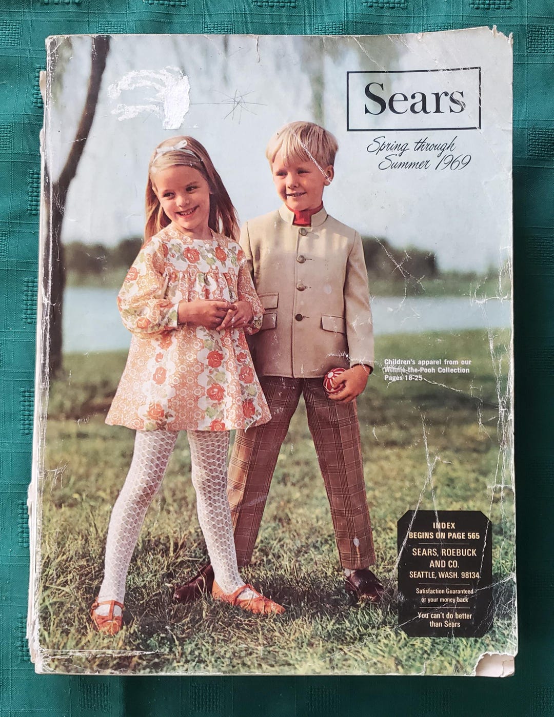Sears Summer Catalog 1969 Issue - Vintage Lucite Swag Lamps - Old
