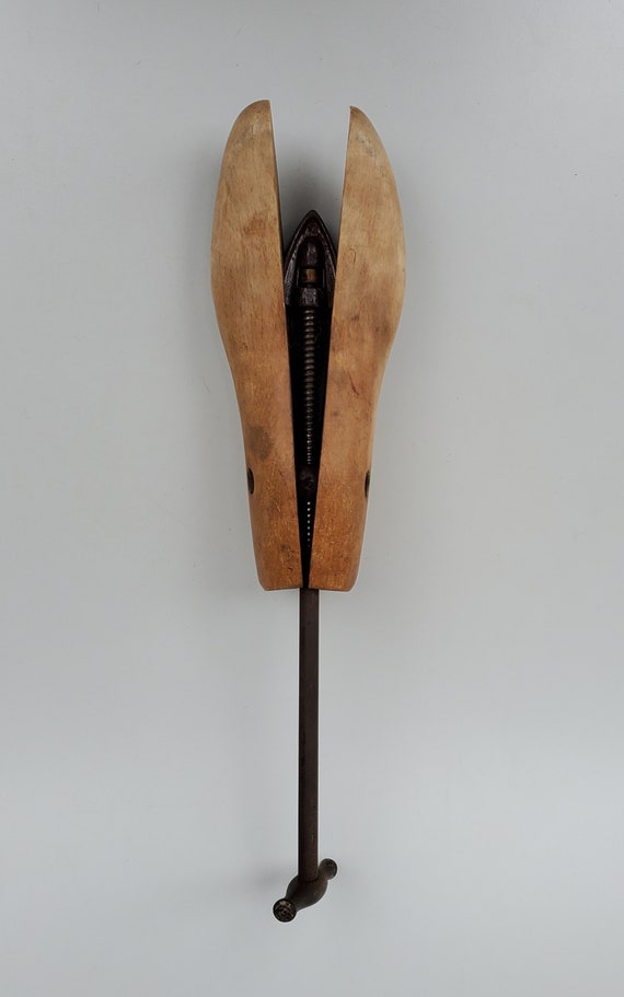 Antique Wooden Shoe Cobbler Shoe Form - Expandabl… - image 3