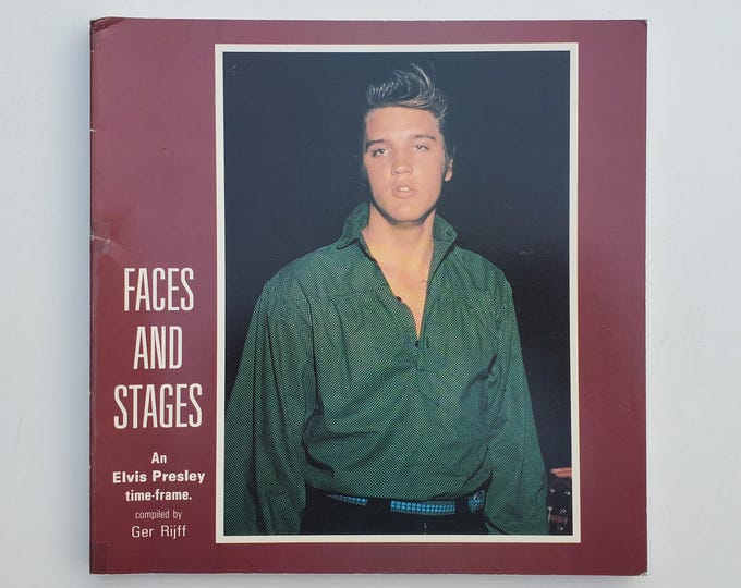 Elvis Presley Rare Early Photos Book - Faces and Stages - by Ger Rijff ...
