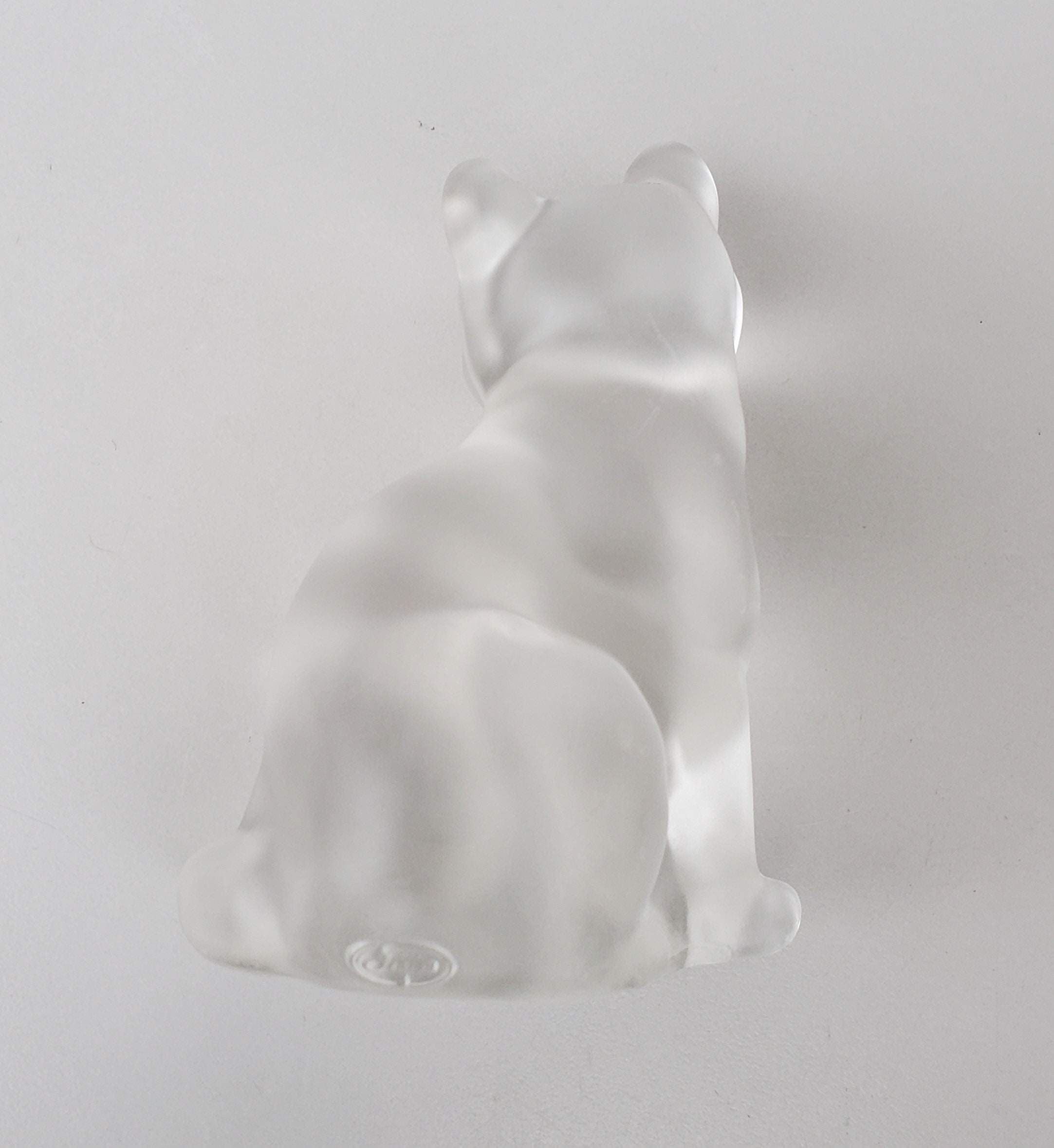【希少品】FENTON CAT フェントン ガラス 置物　ワインレッド Ventage Fenton Glass,Cat Figurine. Mark On Bottom By Fenton