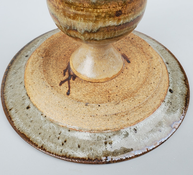 John Fassbinder Studio Pottery Compote Vase Abstract MCM - Etsy UK