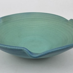 Van Briggle Art Pottery - Large Hand Thrown Bowl - Pinch Rim Design - Original Design By VB Potter Lori Kennan - Colorado Pottery - 12"