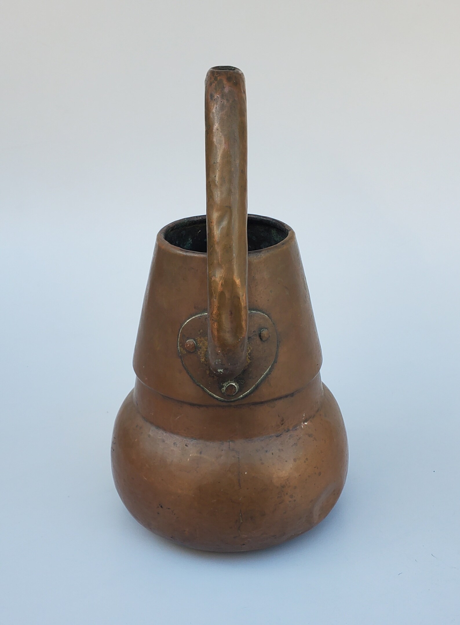 Stickley Brothers Arts and Crafts Era Hammered Copper Lamp Base - Shape ...