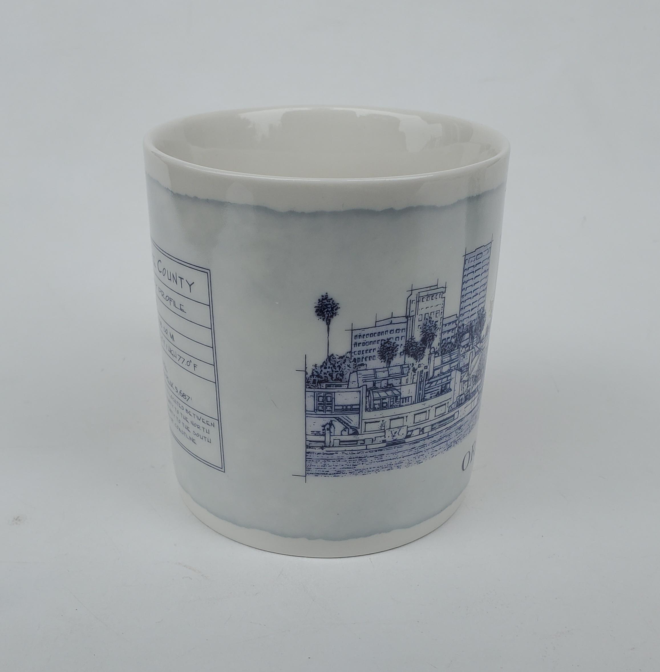 Starbucks Collector Mug Orange County California - Architectural Series -  Scenic Waterfront Boats Buildings Design - the Big Orange - 18oz - Etsy