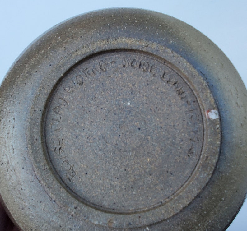 Boise Clay Works Studio Pottery Bowl Unique Drip Glaze Etsy