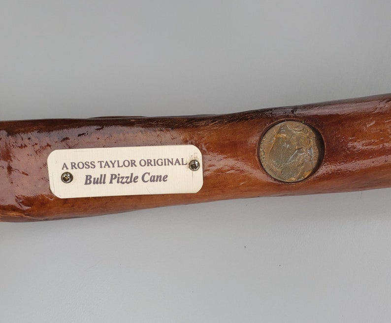 Ross Taylor Custom Made Bull Pizzle Cane Resin Elk Horn Etsy