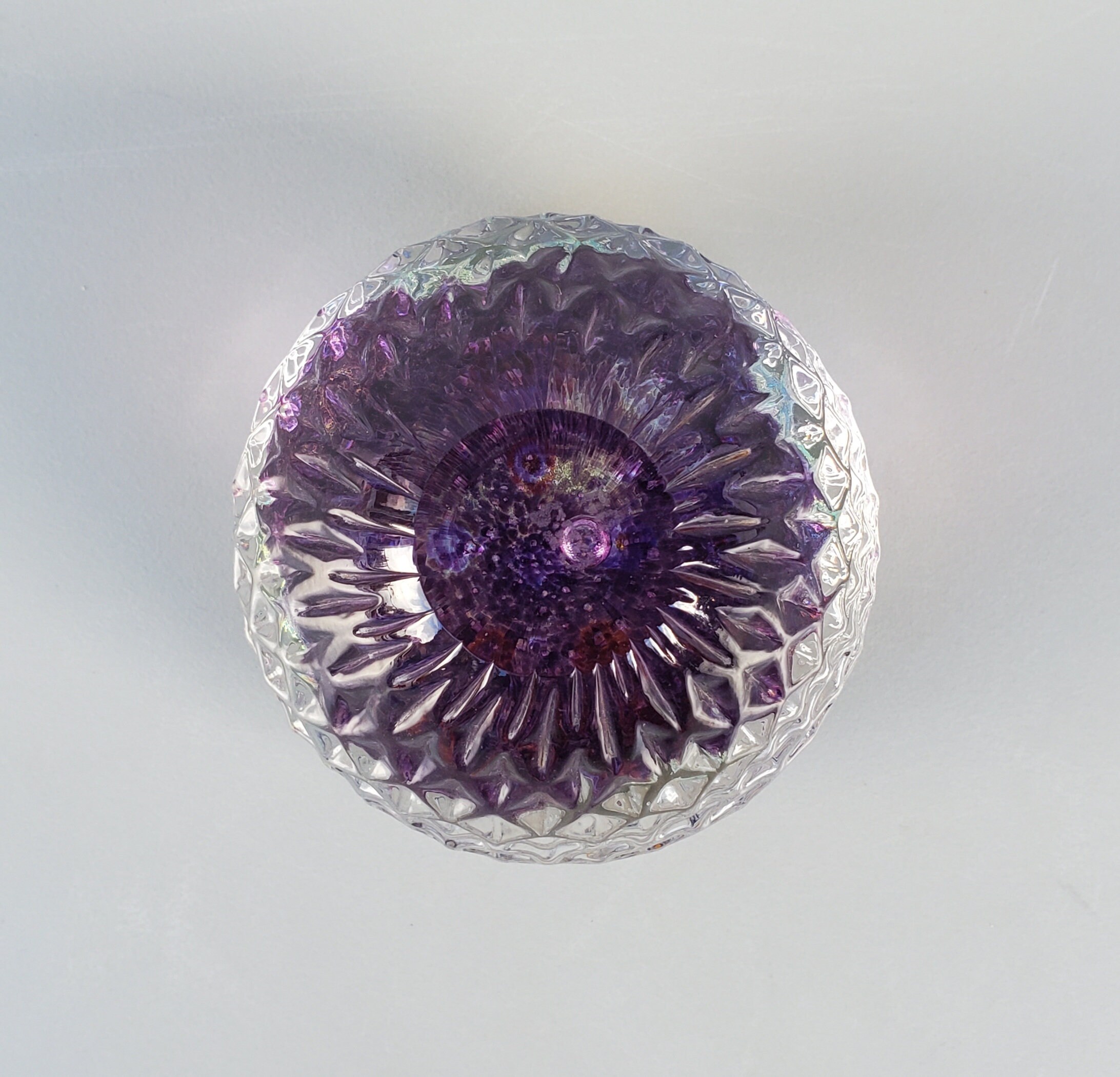 Ruby Paperweight Glass Eye Studio Seattle Art Glass Diamond Pattern Ruby Gem Glass ...
