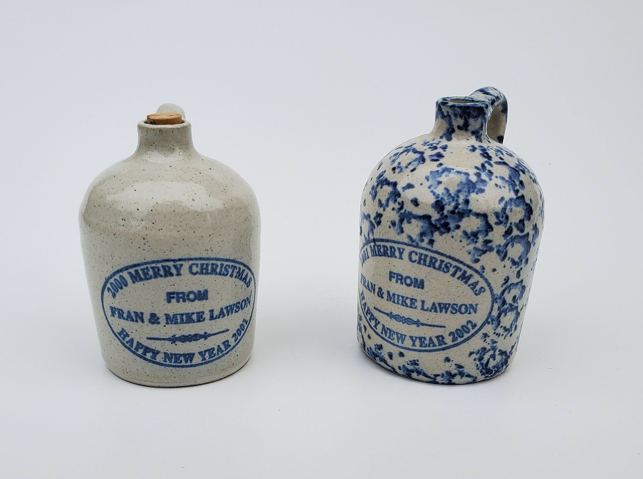 W A Waters Pottery Works Kansas City Missouri Mini Jug Set Etsy