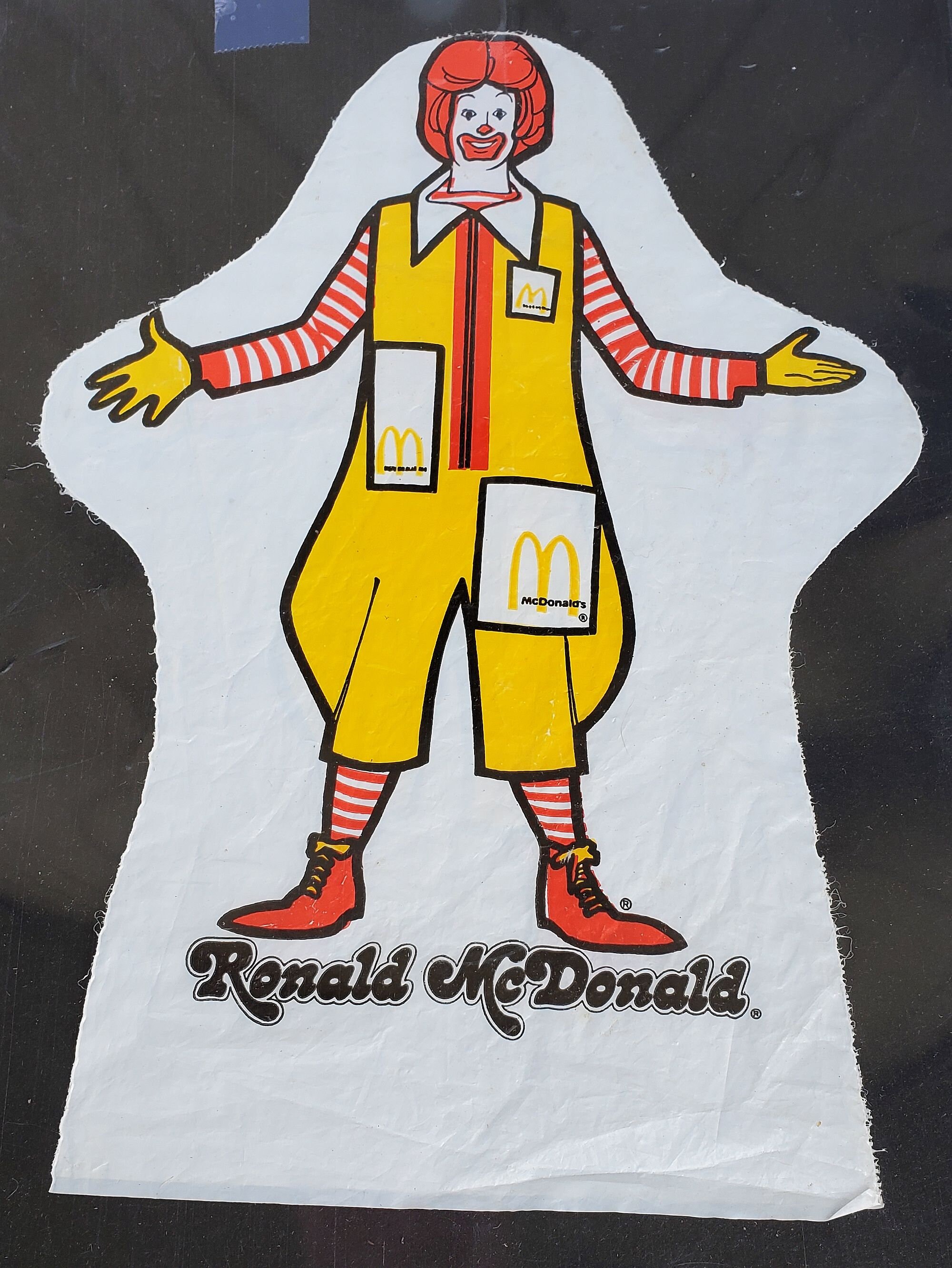 Vintage Ronald Mcdonald Happy Meal Promo 7 Piece Set - Moon Map