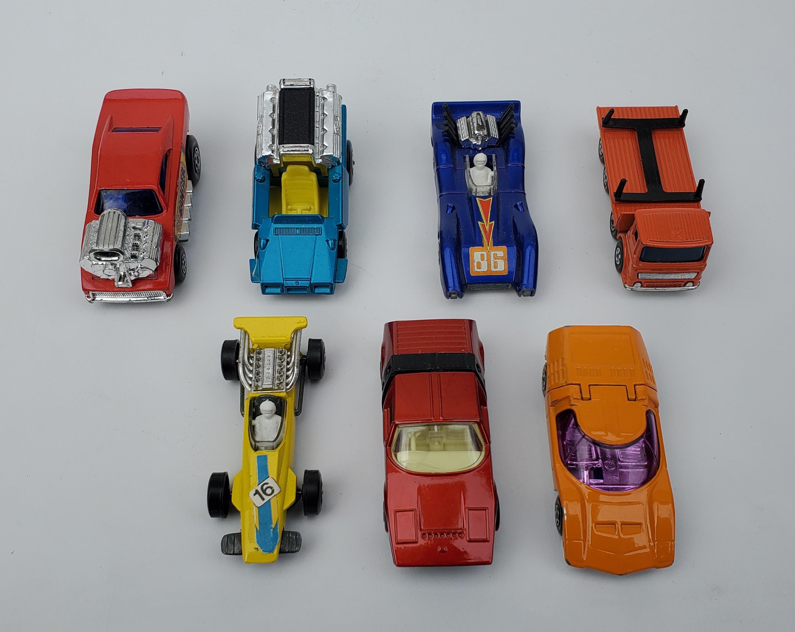 Matchbox Toy Car Collection - 7 Cars - 1970's Lensey England